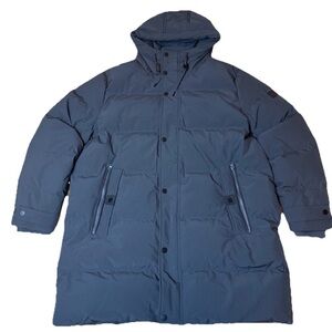 Andrew Marc New York Hybrid Down Parka Mens XXL Jacket Coat Quilted Knee Length